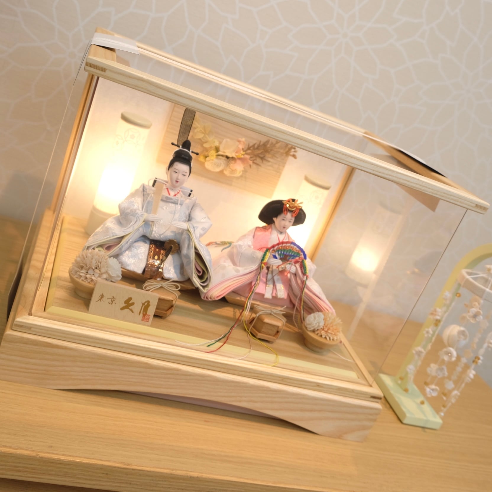 雛人形 久月 ケース飾り｜おしゃれ｜桃の節句｜女の子｜久月正規取扱店