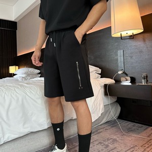 ジッパーTシャツ＆ショートパンツセットアップ（上下セット売り）　MT0530005