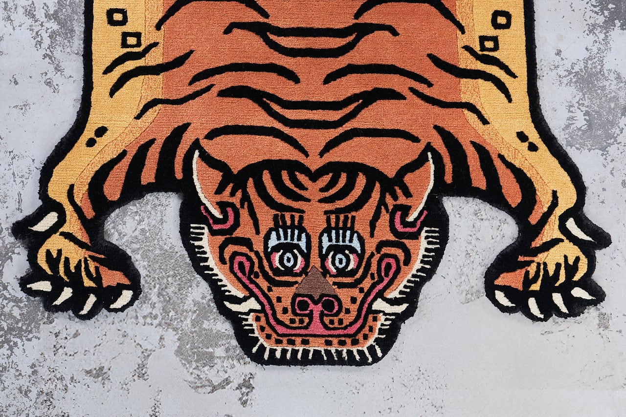 Tibetan Tiger Rug 《Sサイズ•ウール・オリジナル3・クラシックカラー