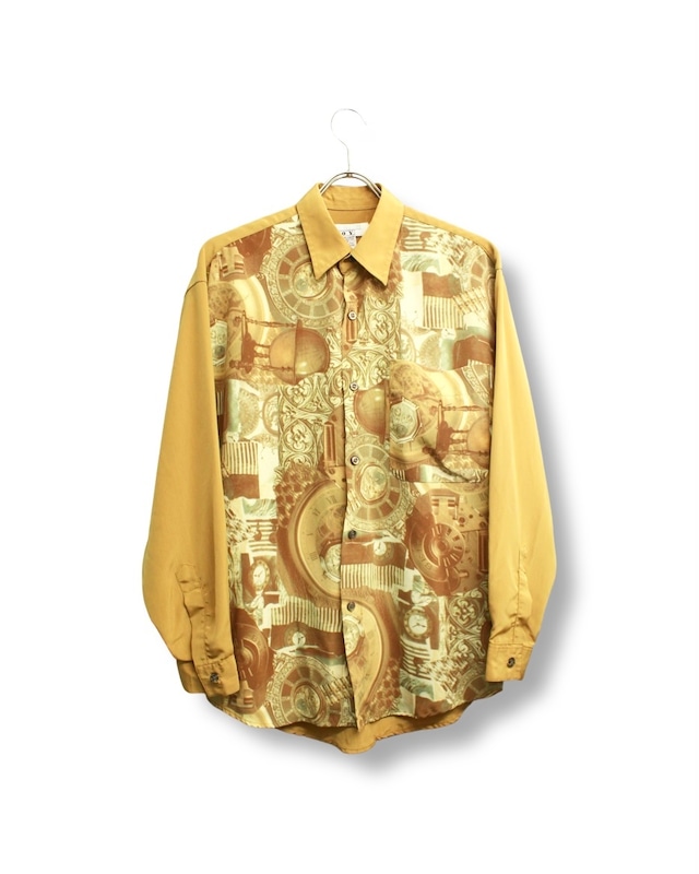 Art textile rayon shirt
