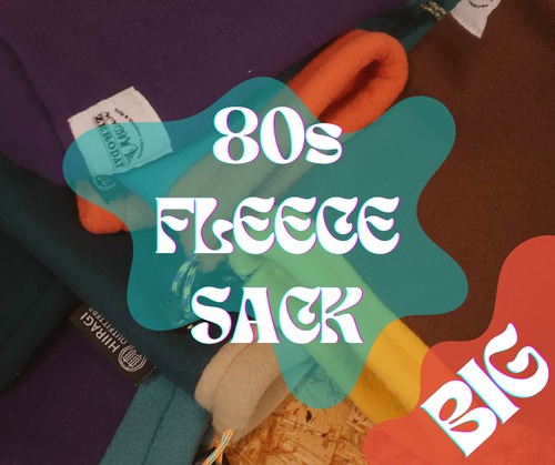 【ZERODAY×HIIRAGI OUTFITTERS】80s FLEECE SACK <BIG>/ 80s フリースサック<BIG>