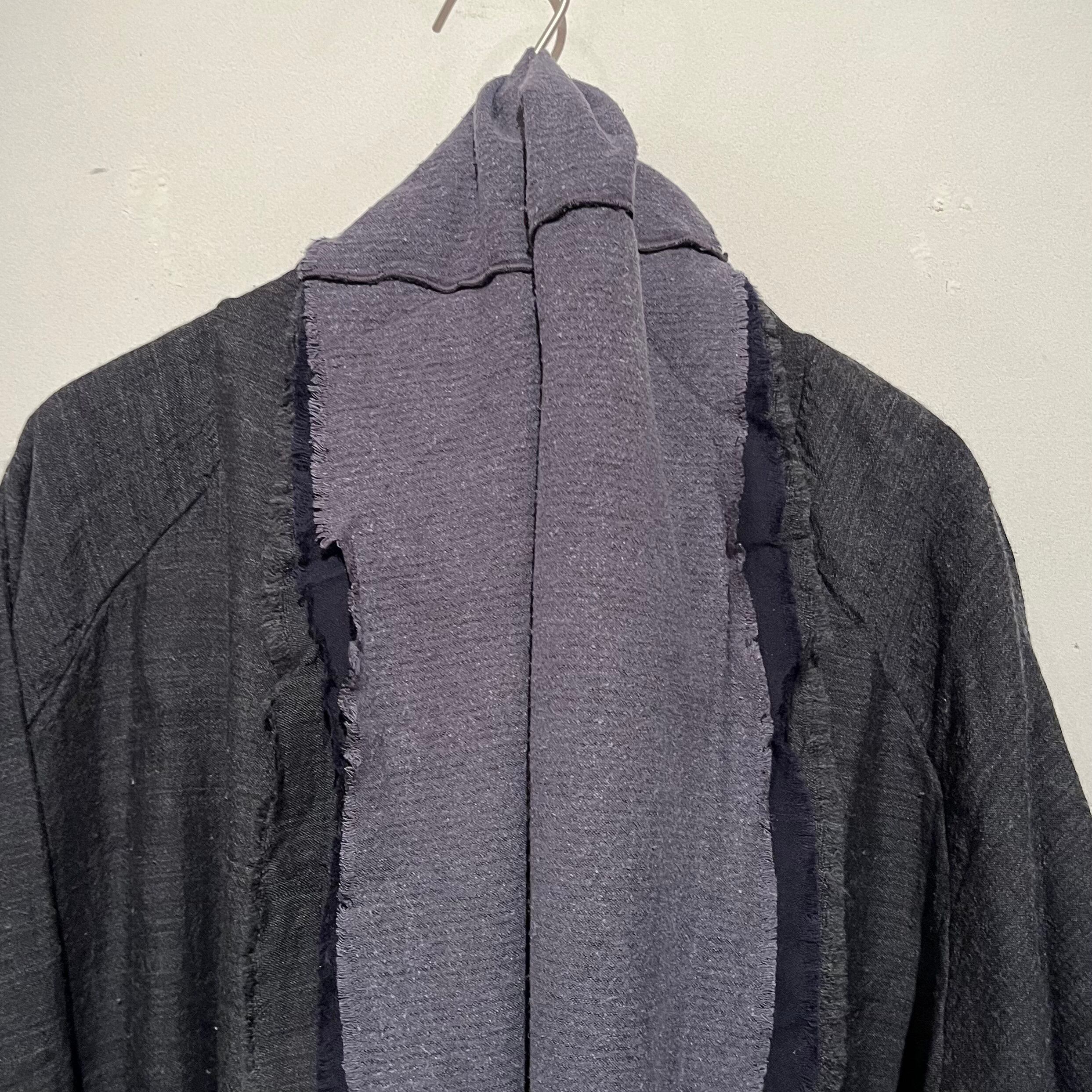 MITTAN 三重織綿絹毛麻ジャケット JK-23 墨黒がさね | Routes*Roots