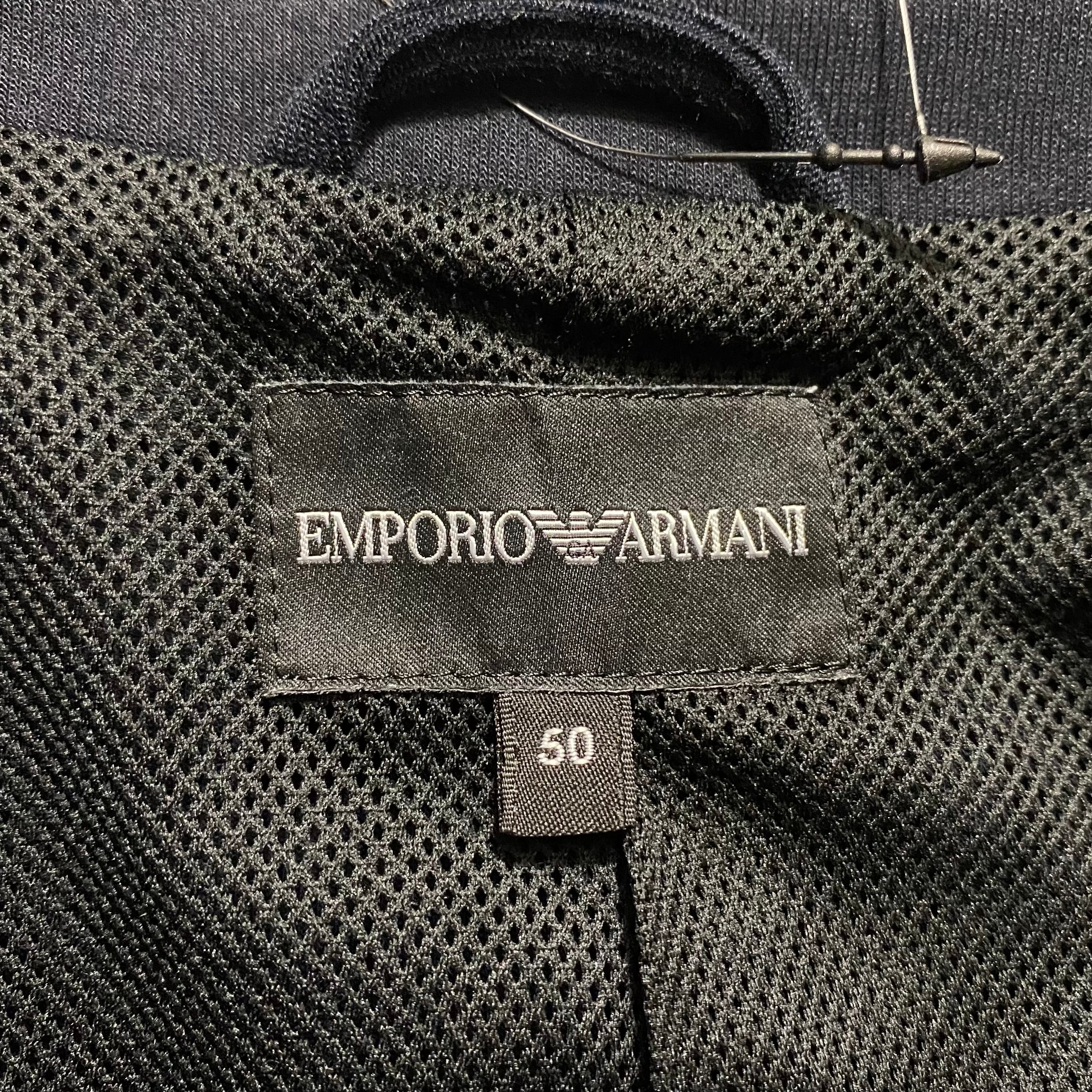 EMPORIO ARMANI knit tailored jacket | NOIR ONLINE