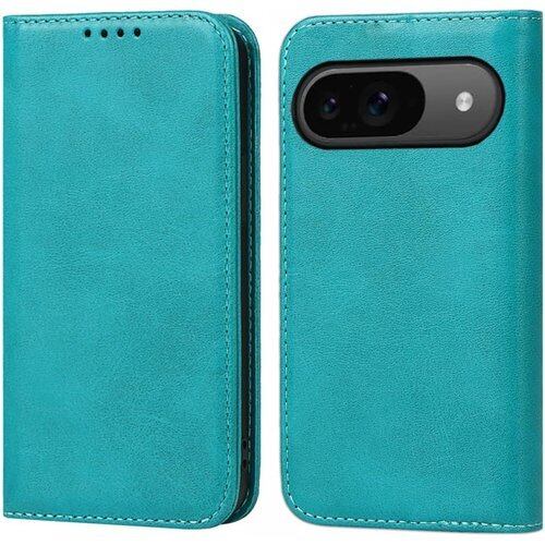 Google Pixel 9 / Pixel 9 Pro ケース 手帳型 グーグル ピクセル 9 プロ 手帳ケース ピクセル9プロケース 手帳 スマホケース Pixel9Pro 手帳型カバー ピクセル9 携帯カバー Pixel9ケース 適用 BonwFzin PU レザー ベルトなし マグネット フリップ カードケース カード収納 カード入れ スタンド 落ち着いた色 レトロ ターコイズ 2791