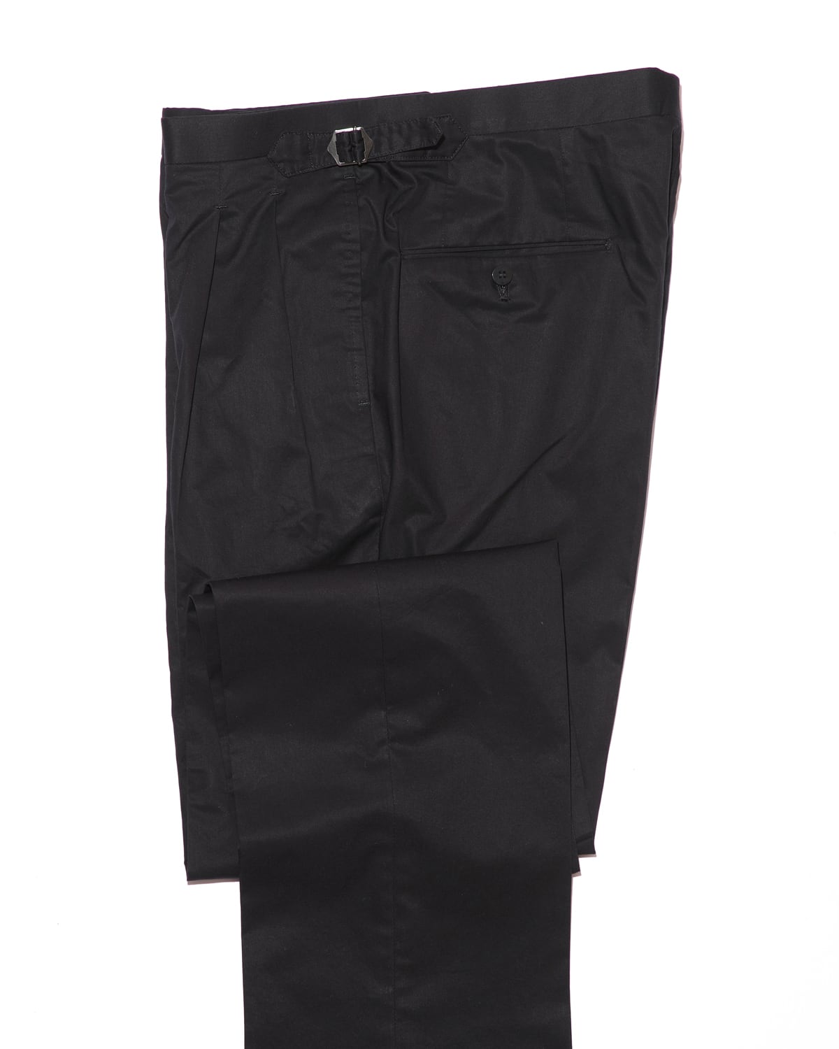 MILESTONE×AFTERHOURS  Twill Brezza(そよ風ツイル)サイドアジャスターコットントラウザーズ   ネイビー