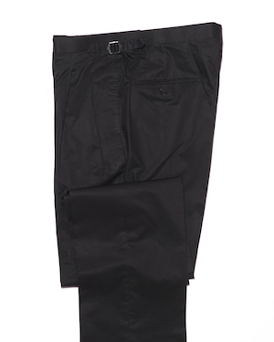 MILESTONE×AFTERHOURS  Twill Brezza(そよ風ツイル)サイドアジャスターコットントラウザーズ   ネイビー