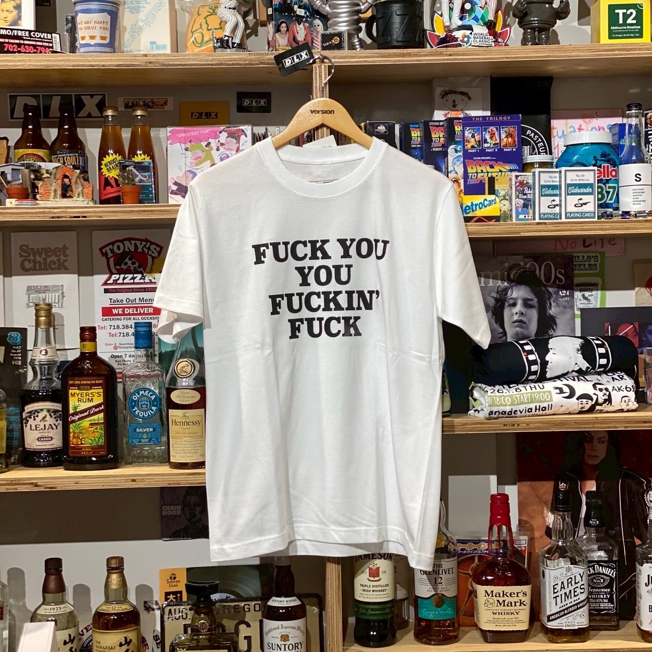 RIVERSIDE BASE 「FUCKIN' FUCK」T-SHIRTS WHITE