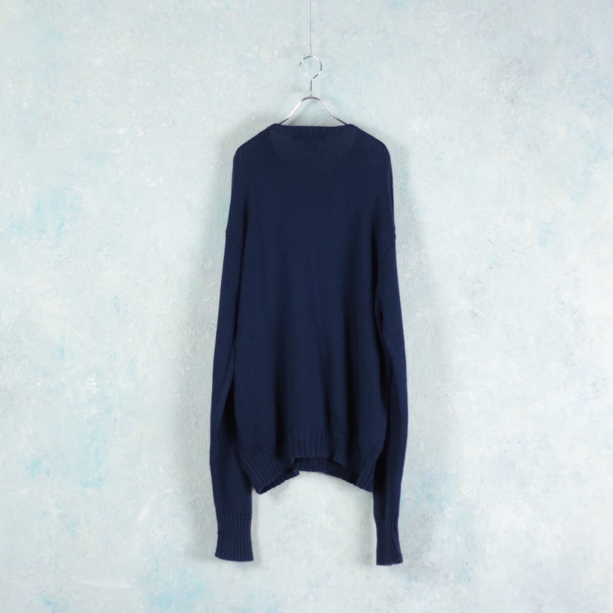 Polo by Ralph Lauren ネイビー オーバーサイズ コットン ニット