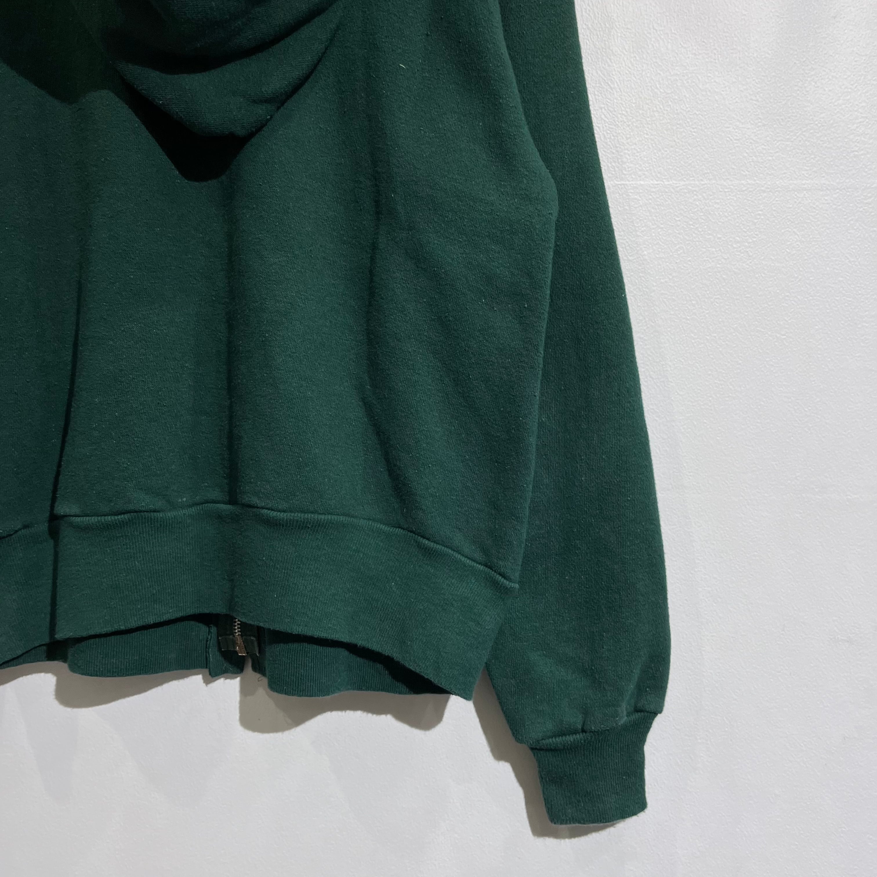 70s Zip Hoodie 70年代 ジップフーディー グリーン ヴィンスウェ