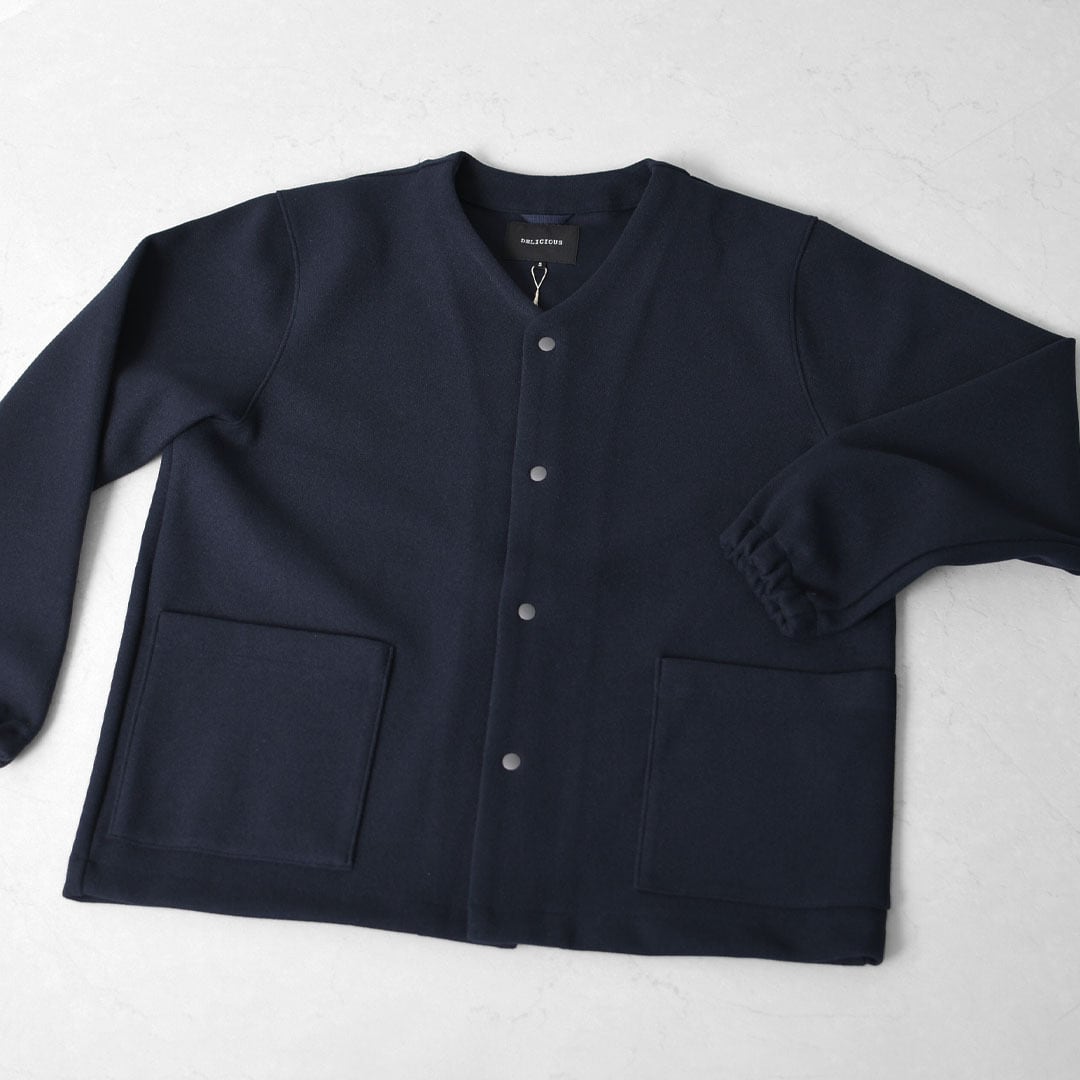 新品！DELICIOUS [デリシャス] メルトンカーディガン DELICIOUS [デリシャス] Melton Cardigan [DB35131] メルトン