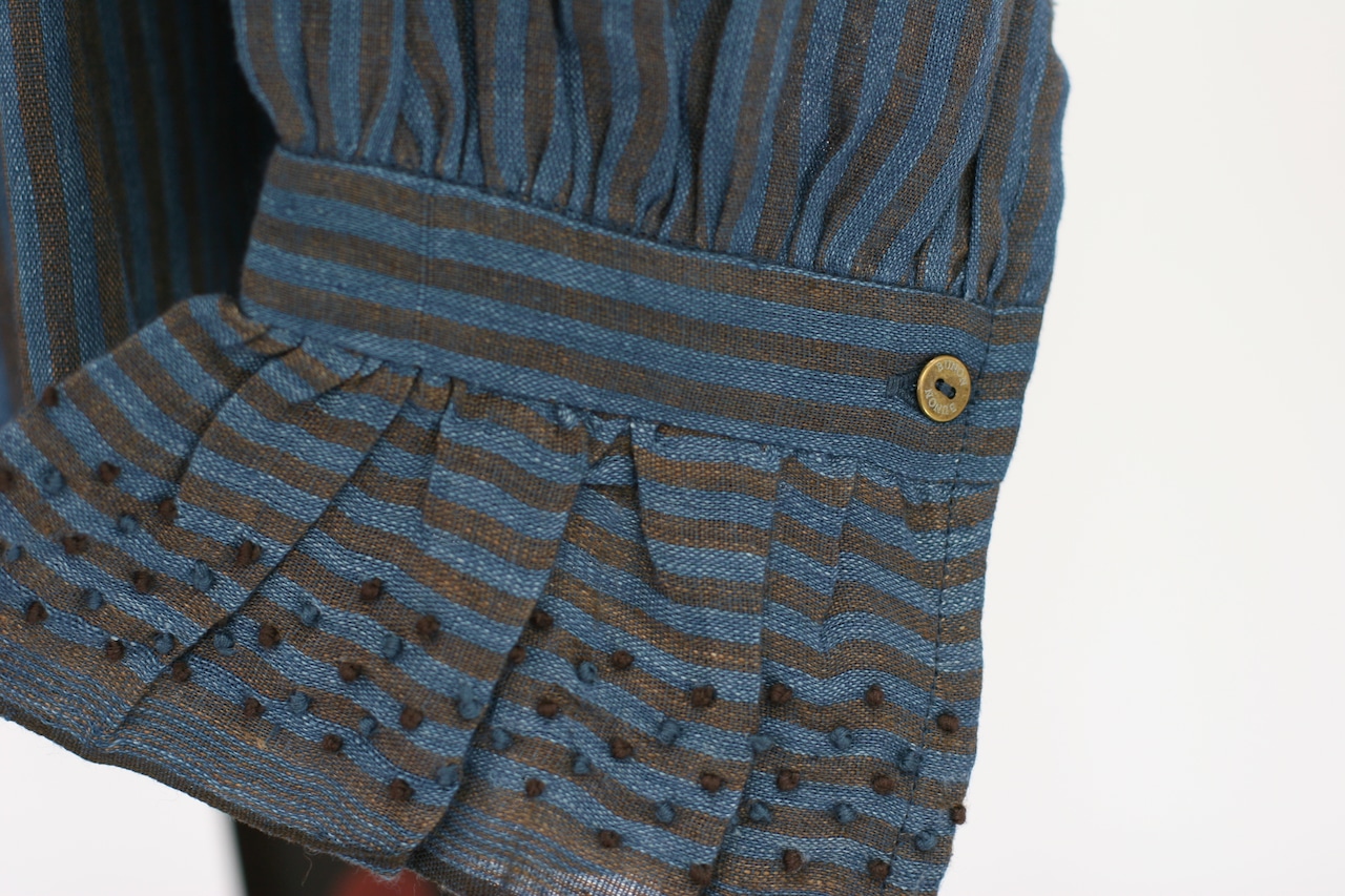 【BUNON】Embroidery Frill Blouse(BN2685)