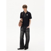 VINTAGE ストリート ハーフジッパー Tシャツ T2069