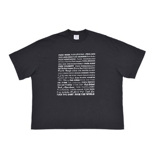 【VETEMENTS】FUCK EVERYTHING T-SHIRT