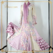 フラメンコ 衣装 Atelier Prima アトリエプリマ ドレス ワンピース ホワイト系 花 花柄 ボランテ フリル シージョ ピキージョ 白 紫 緑 かわいい 上品 長袖 ダンス衣装 イベント ステージ ラメ キラキラ パープル系 ピンク系 グリーン系 フラメンコドレス 白ドレス 花柄ドレス 長袖ドレス ステージ衣装 発表会衣装 舞台衣装 演奏会衣装 レッスン衣装 ダンスワンピース フリル袖 ラメ入り きらきら プリマドレス ボランテ風 ひらひら ピキージョ風 セット風 トップス風 アクセント 紫系