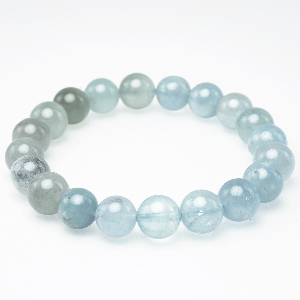 アクアマリン ブレスレット 10mm  おまかせ便 111-26935