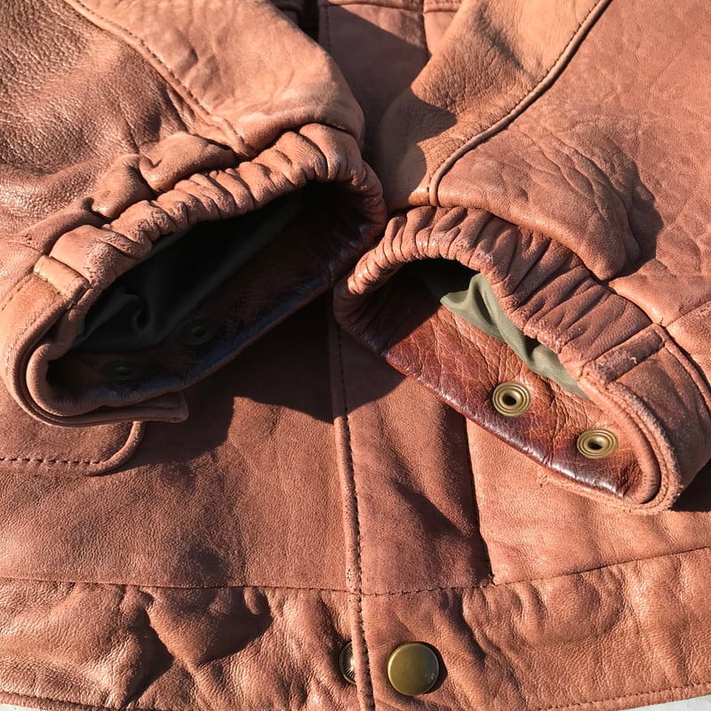 80's 90's EDDIE BAUER エディーバウアー ラムレザージャケット