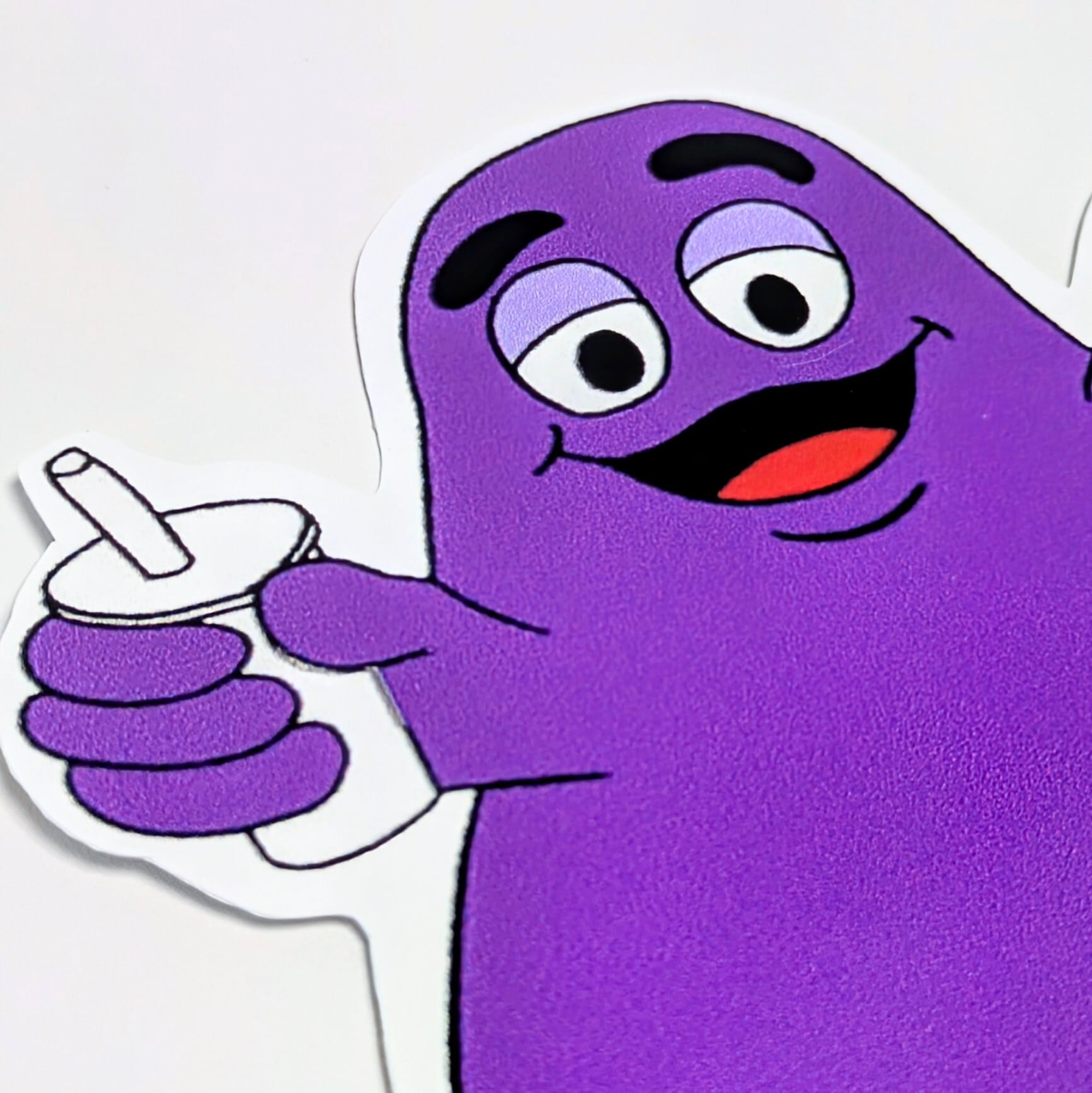 送料無料!!【 DIE-CUT STICKER / ダイカットステッカー】『 McDonald's / マクドナルド 』グリマス / ステッカー / シール 〚アメリカン雑貨 アメトイ〛