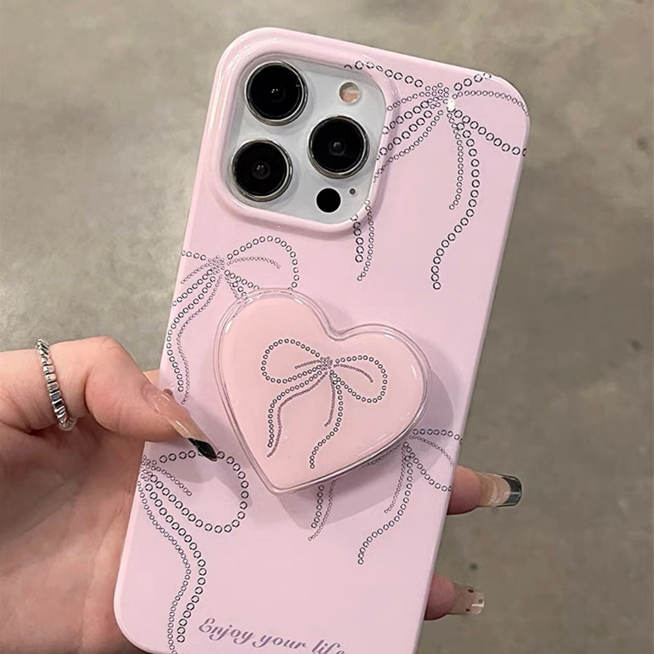 フレンチガーリーリボンiPhoneケース | Matey
