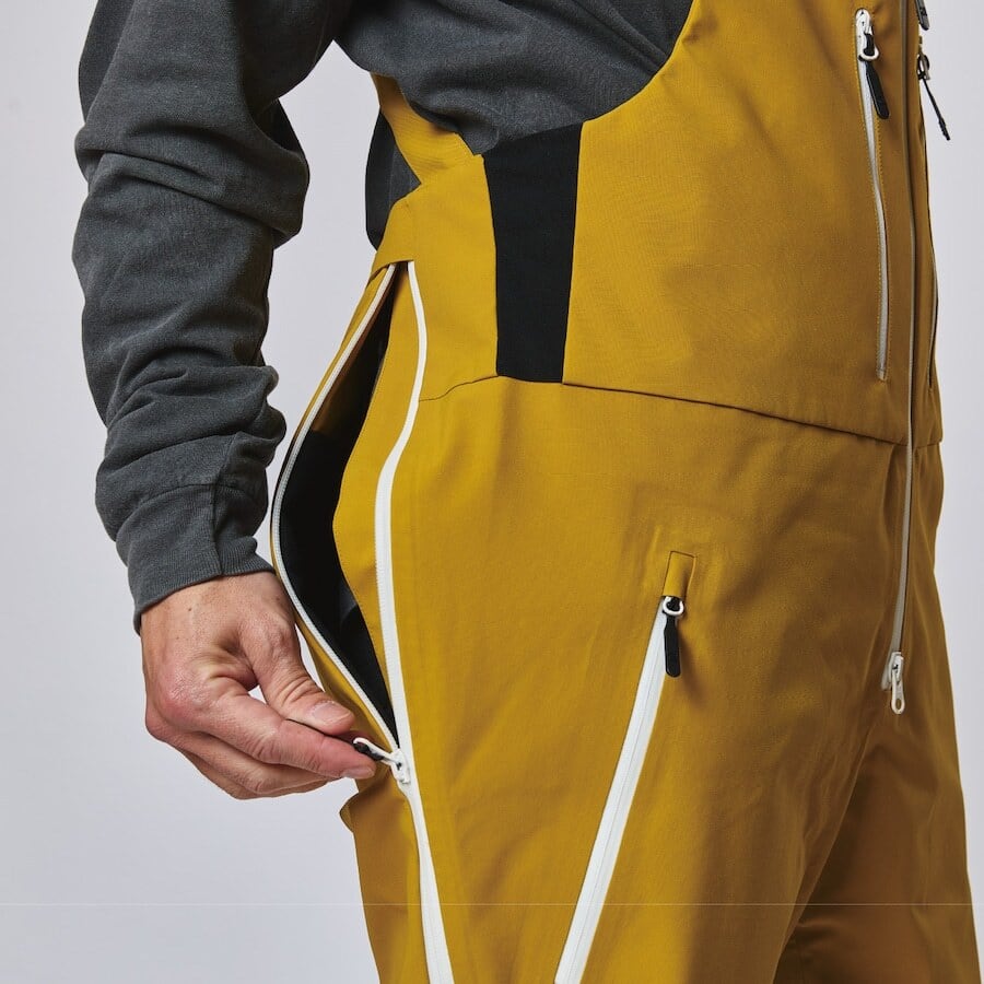 UNFUDGE 『 SMOKE BIB PANTS - CLOUDYBLUE 』 26/27 アンファッジ