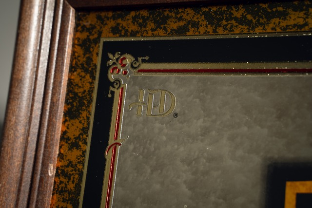 Official Harley Davidson Vintage Mirror Sign