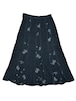 DoReMi Unique Series – Denim Floral Patchwork Maxi Skirt