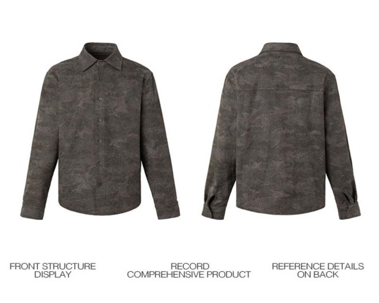 FRKM SCD 26SS ウォッシュ カモフラージュ ルーズシャツ