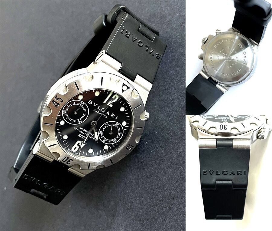 BVLGARI ブルガリ ディアゴノ スクーバクロノ クロノグラフ AT