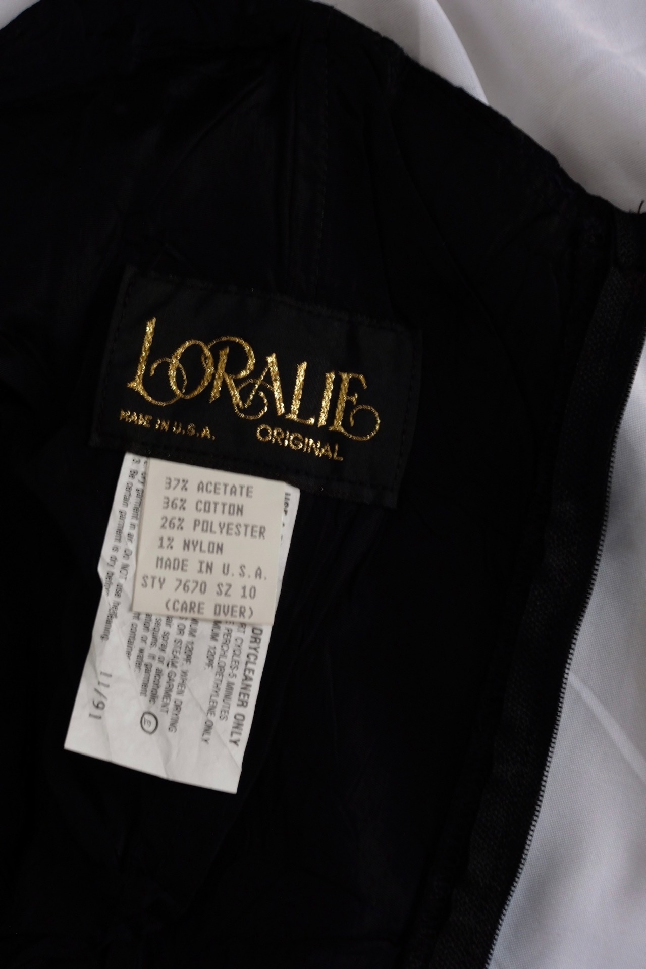 90’s “LORALIE” Prom dress Made in U.S.A