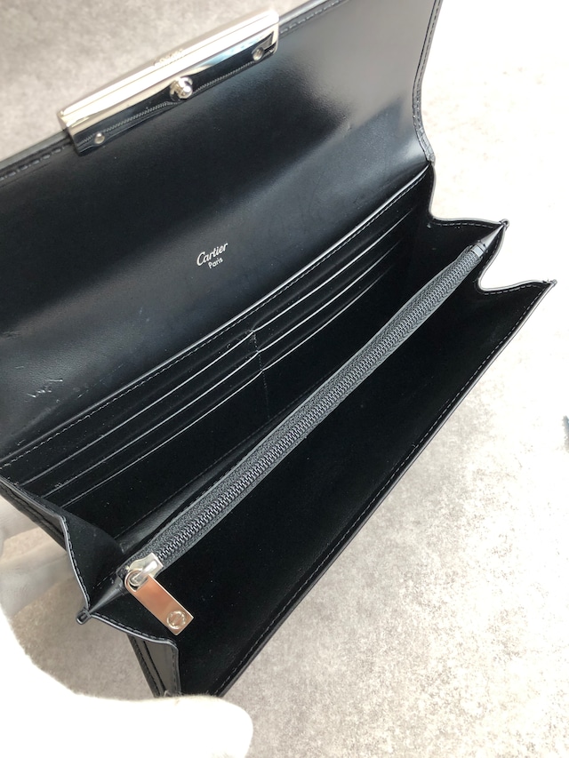 Cartier カルティエ ラブコレクション 長財布 ブラック レザー vintage ヴィンテージ オールド kps73w