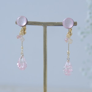 【 Powder Pink  】イヤリング