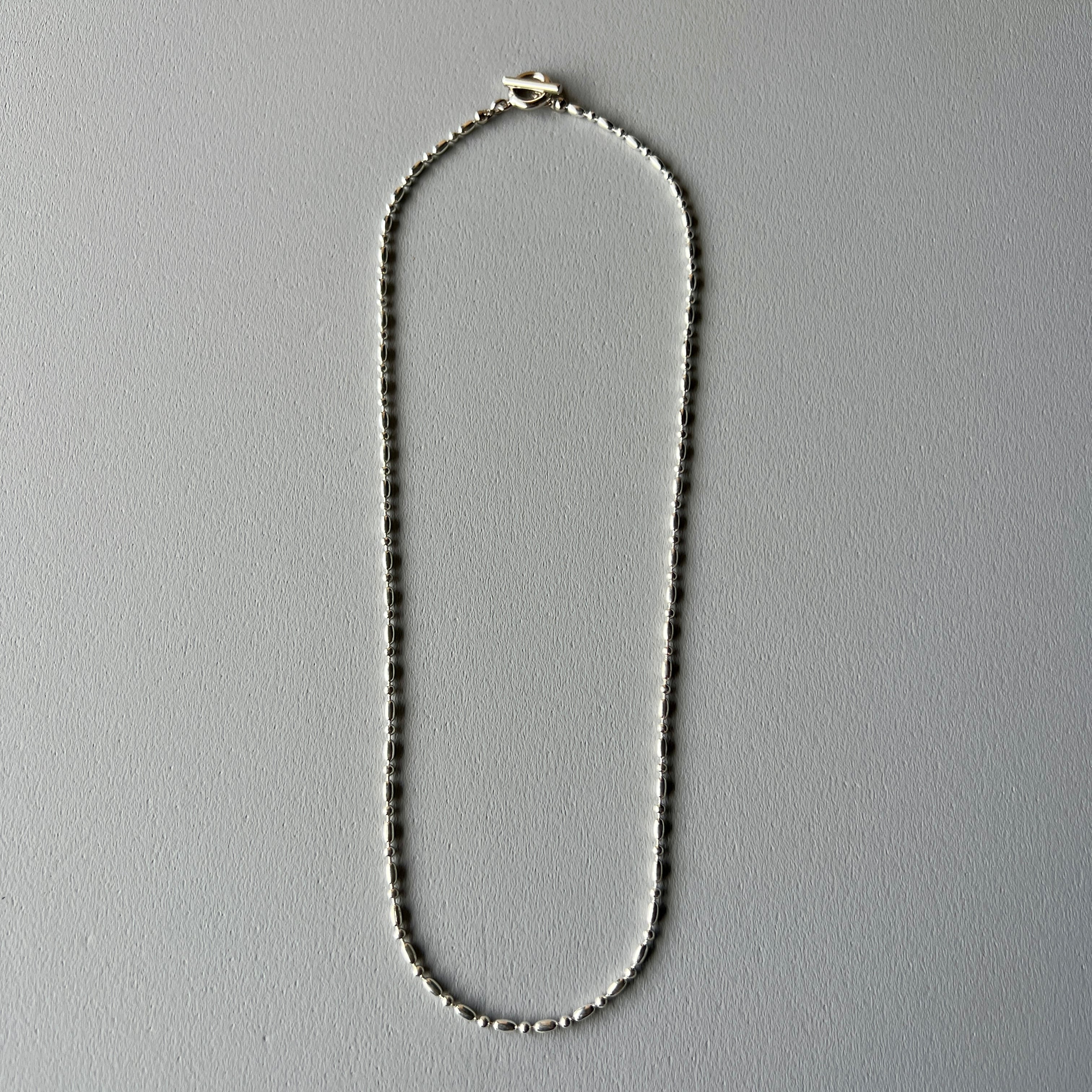 OVER THE DAY TOKYO | 50cm | 925 SILVER PLATED BALL CHAIN NECKLACE