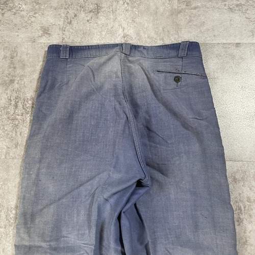 50s フェード Liryosges フレンチワーク モールスキン パンツW31 詳細写真15