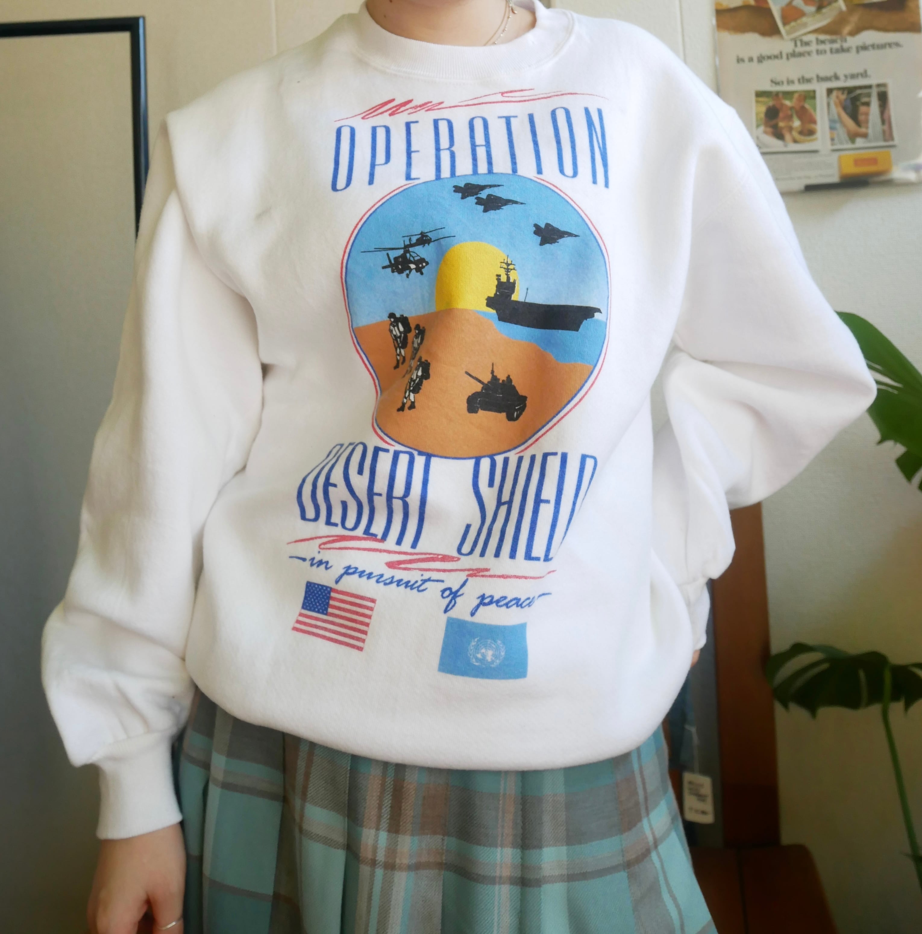 90s US SUPER SWEATS Operation Desert Storm sweat