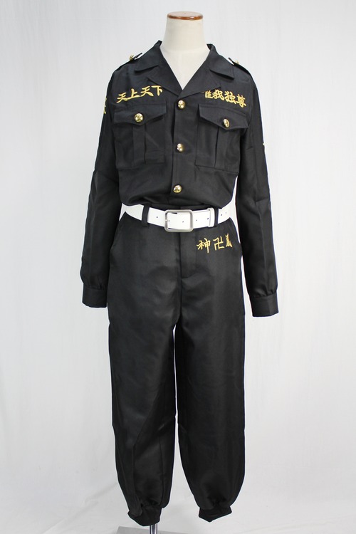 東京卍リベンジャーズ 風 龍宮寺堅 ドラケン 東京卍會 東卍 初代副総長 特攻服 隊服 制服 【女性Lサイズ】 ★即納品★