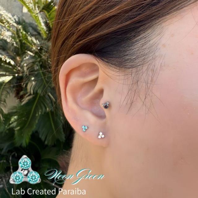 ボディピアス プッシュピアス 20G 18G 16G 14G トリニティ ネオ