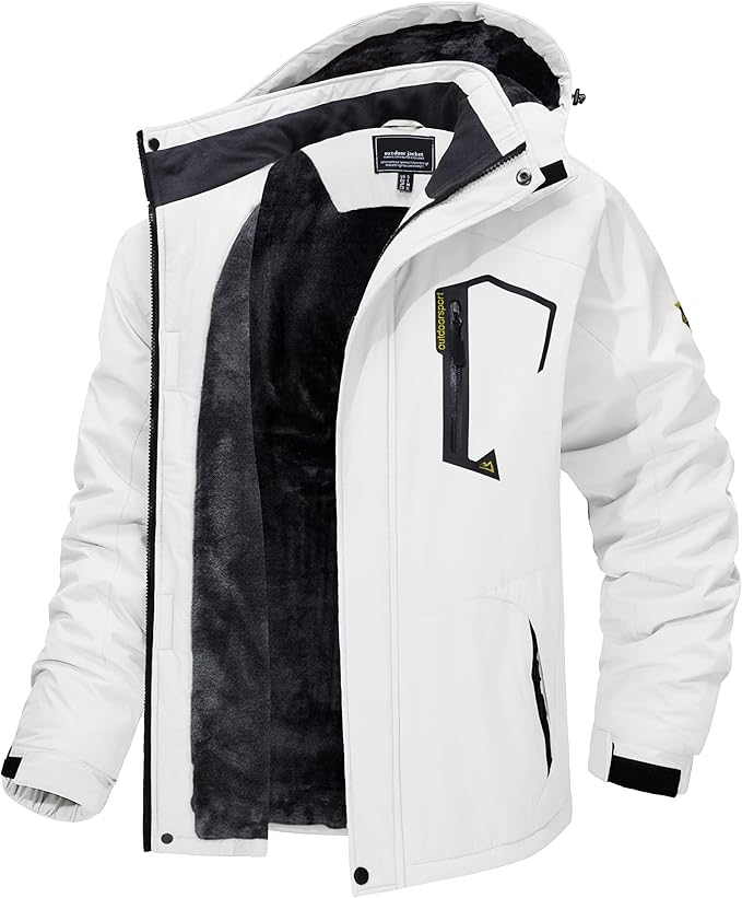 KEFITEVD] メンズ マウンテンパーカー 防撥水 防寒ウェア 釣り