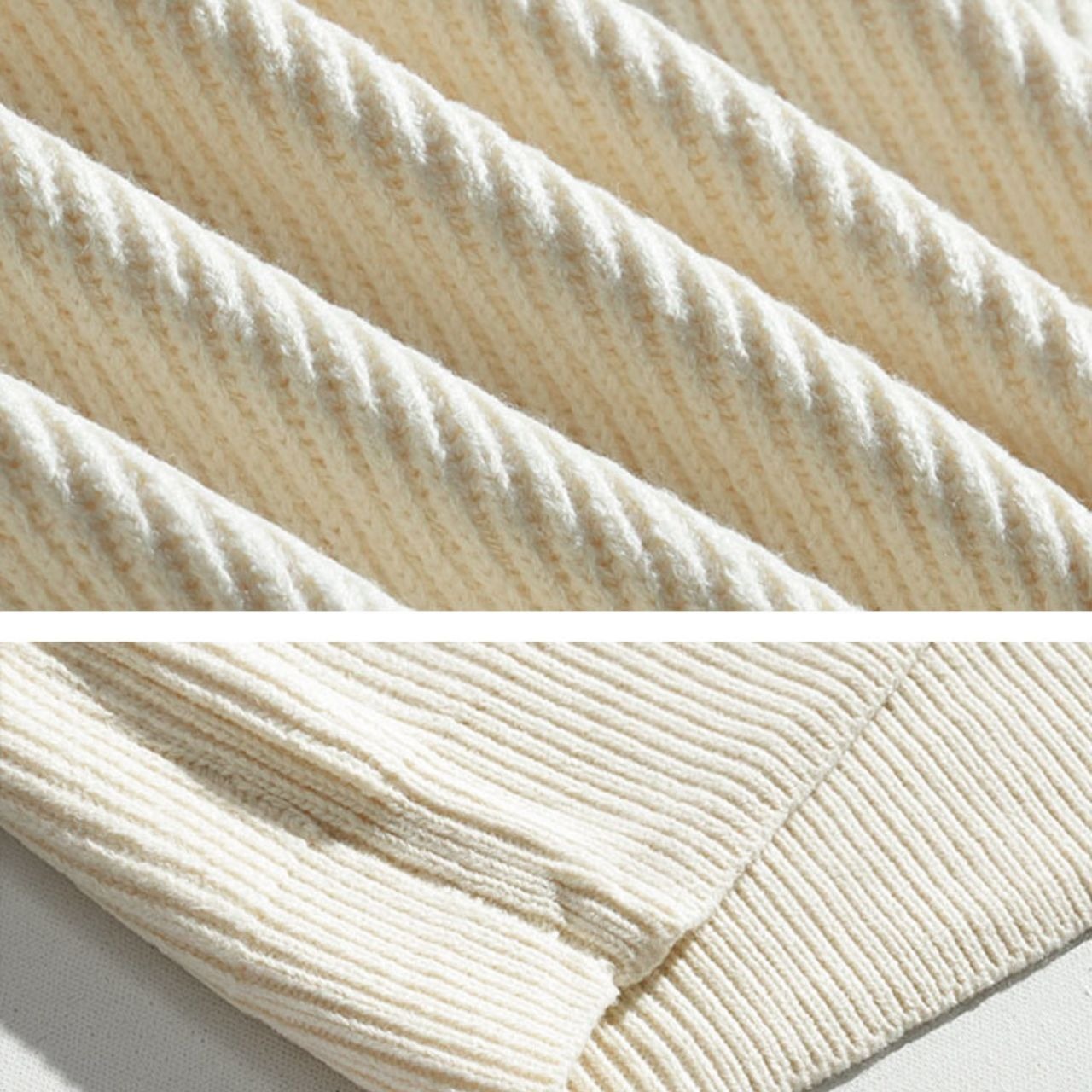 ハーフタートルボタンルーズニット　MT0080326