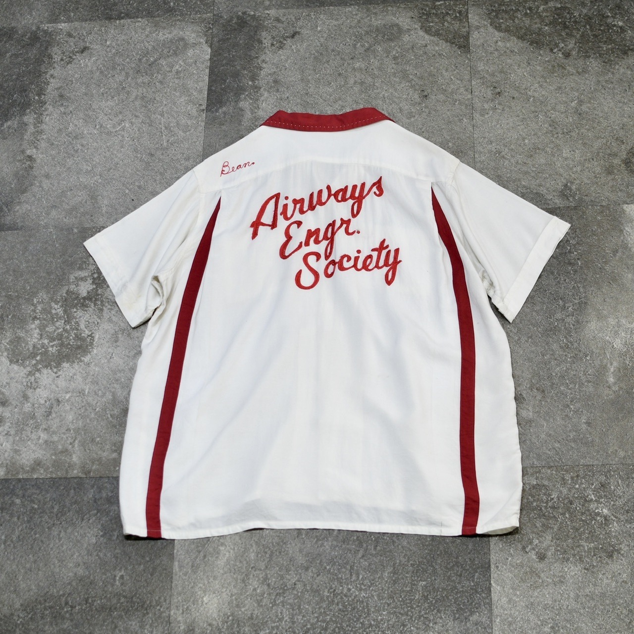 ~60's NAT NAST rayon bowling shirt