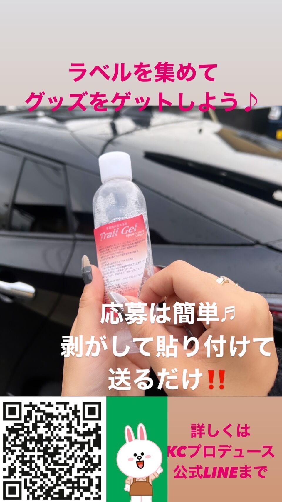 10本まとめて送料無料☆車両用水垢洗浄剤トレールジェル | ㈱KC 
