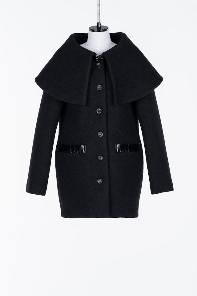 【25AW】FETICO フェティコ / Boucle wool cape coat