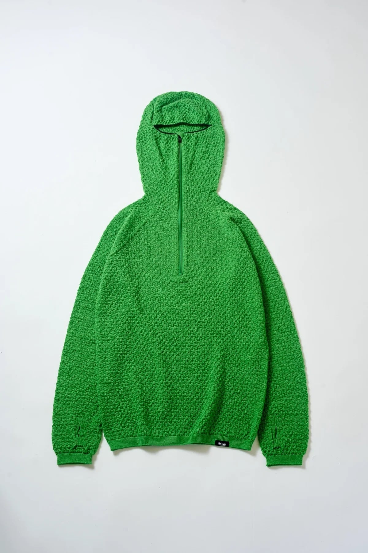 BRING】WUNDERWEAR シームレスハーフジップフーディー | WOODS