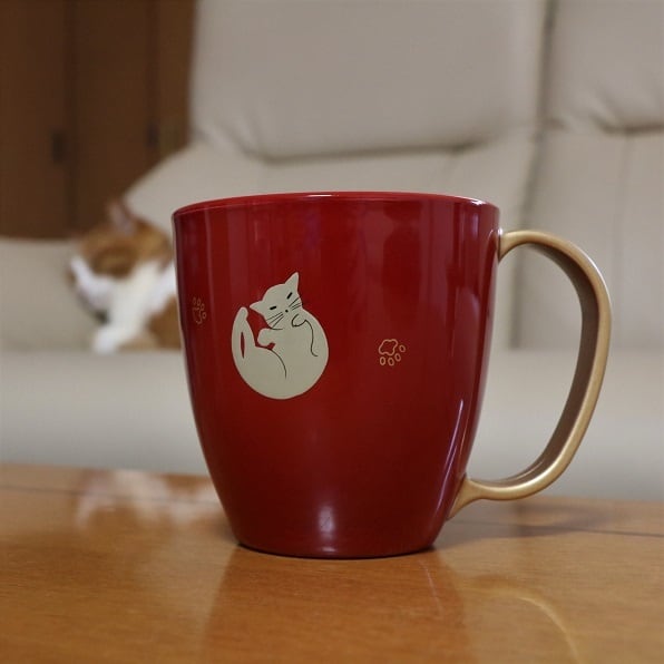 越前塗 ねこマグカップ | 創作漆器 金沢わこう