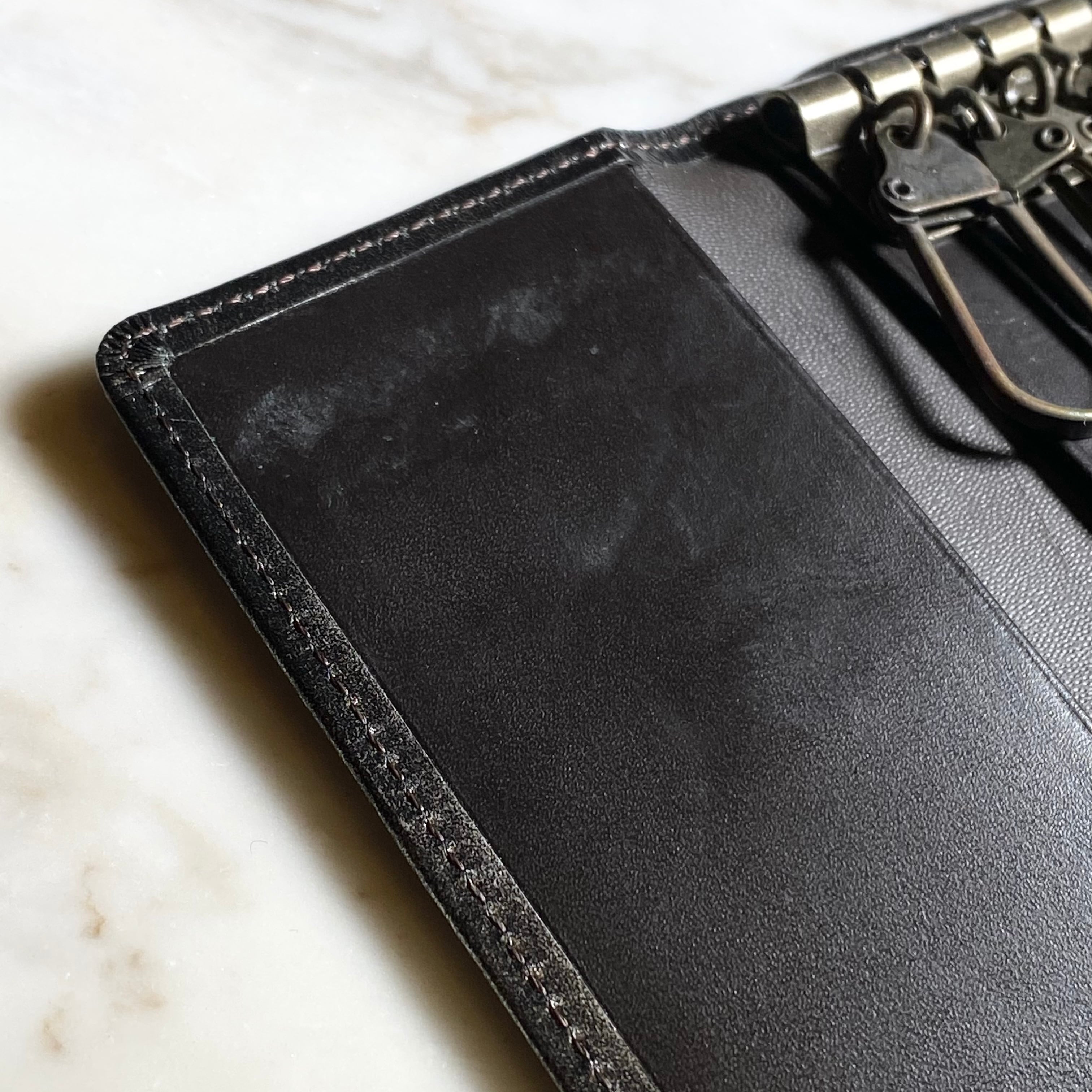 JEAN PAUL GAULTIER black×silver leather key case | NOIR ONLINE JEAN PAUL GAULTIER black×silver leather key case | NOIR ONLINE