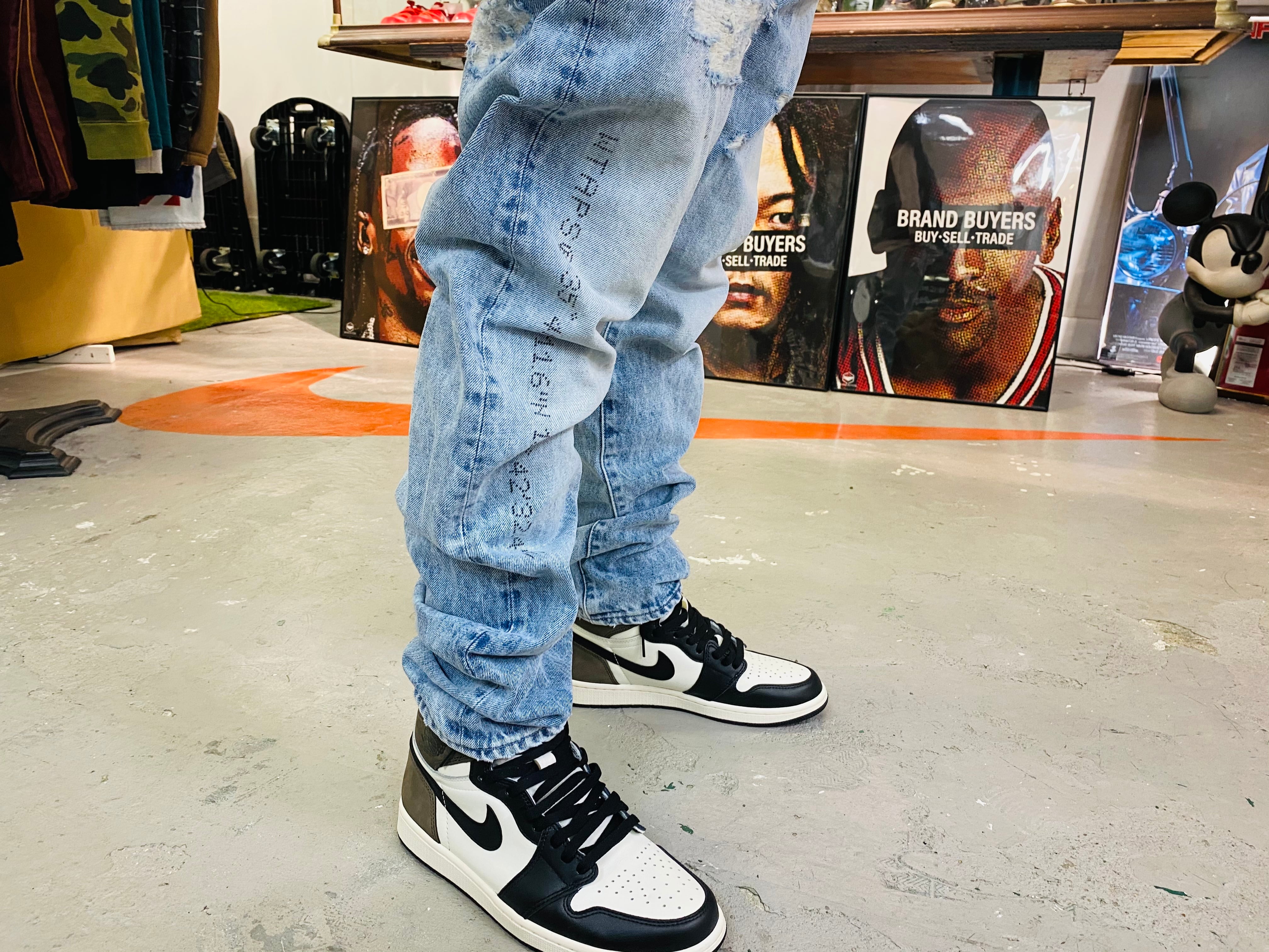 WTAPS BLUES VERY SKINNY TRASH DENIM 04 120KC3883 | BRAND BUYERS OSAKA 