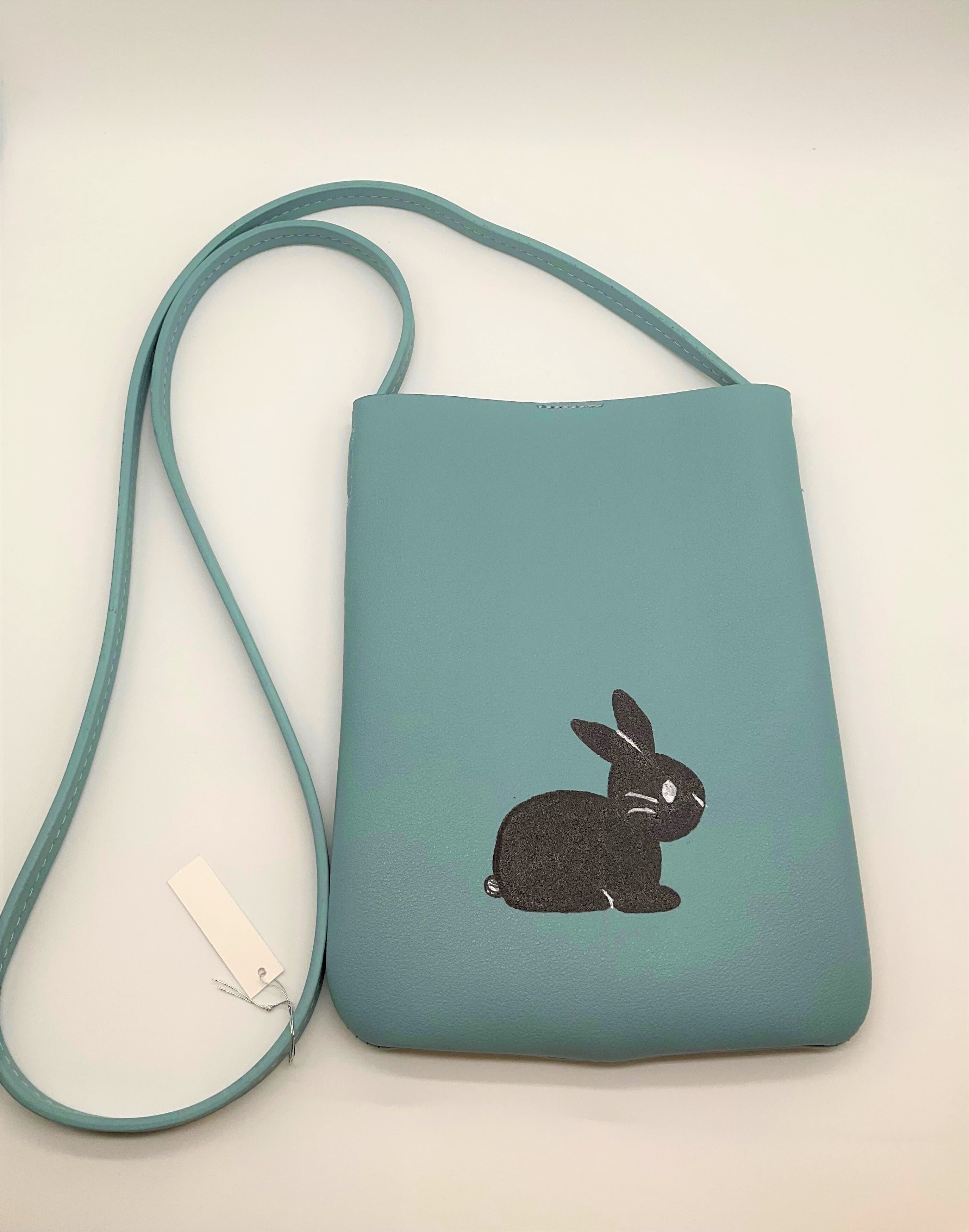 うさぎ画報 スマホショルダーバッグ | うさぎセレクトショップ森音