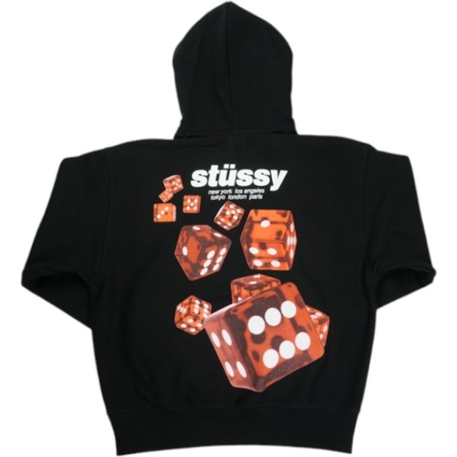 美品 STUSSY ステューシー ダイスパーカー グレー サイコロ XL 