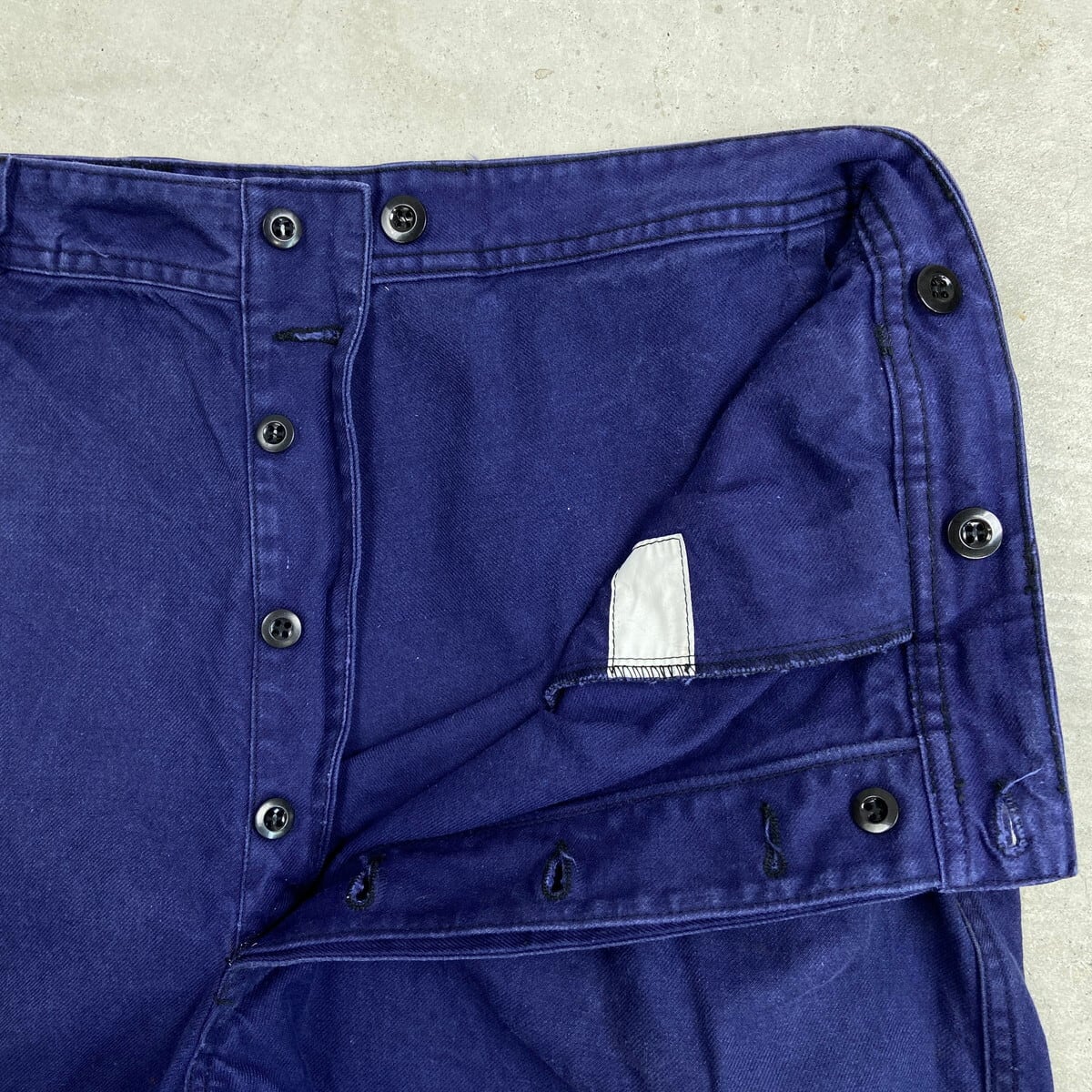 60年代~ フランス軍 フレンチワークパンツ コットンツイル メンズW34