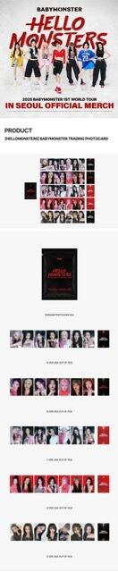 BABYMONSTER ベビモン ソウル Hello トレーディングフォトカード BABYMONSTER HELLO MONSTER TRADING PHOTCARD | K-POP＆COSMEshop밤バム