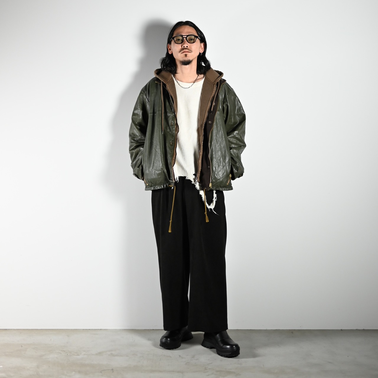 barbell object(バーベルオブジェクト)ul jkt コーディネート