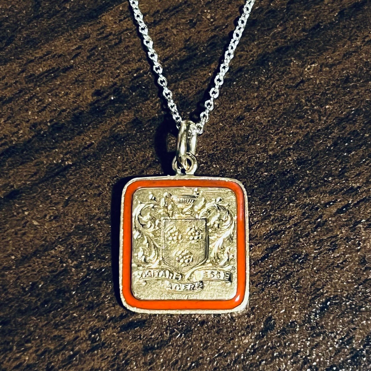 VINTAGE TIFFANY & CO. Westover School 1945 Pendant Charm Necklace 